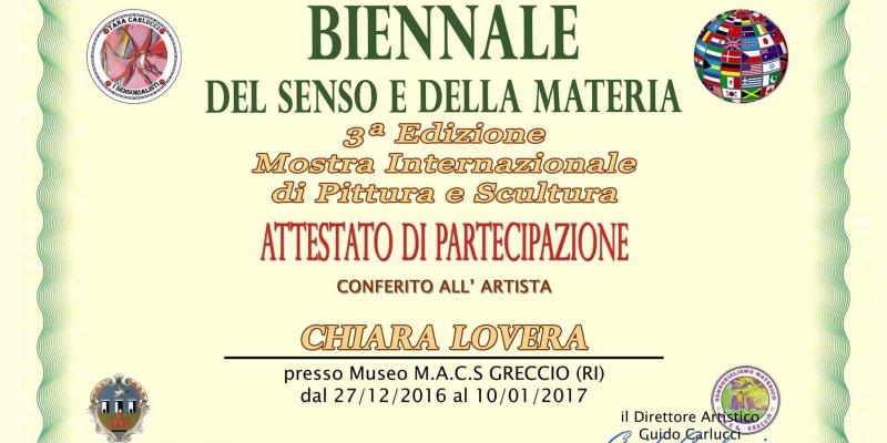 Biennale del Senso e della Materia Biennale del Senso e della Materia