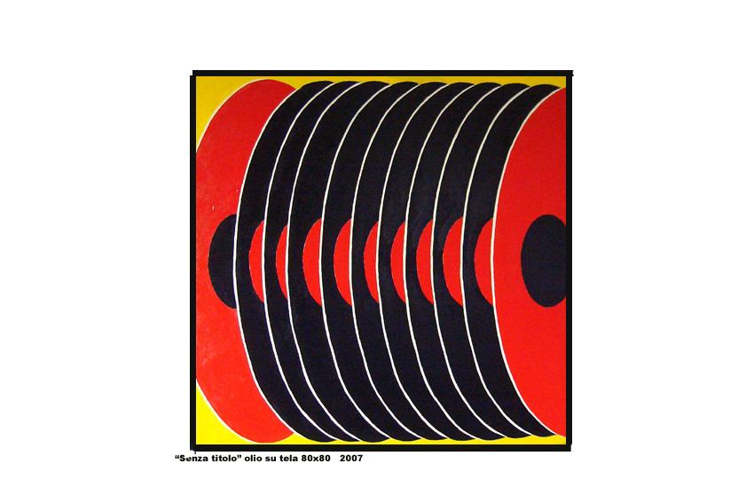 Senza titolo  olio su tela   80x80   2007