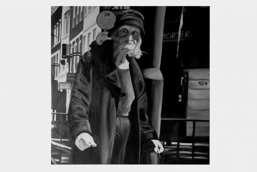 Homeless in Charing Cross Road