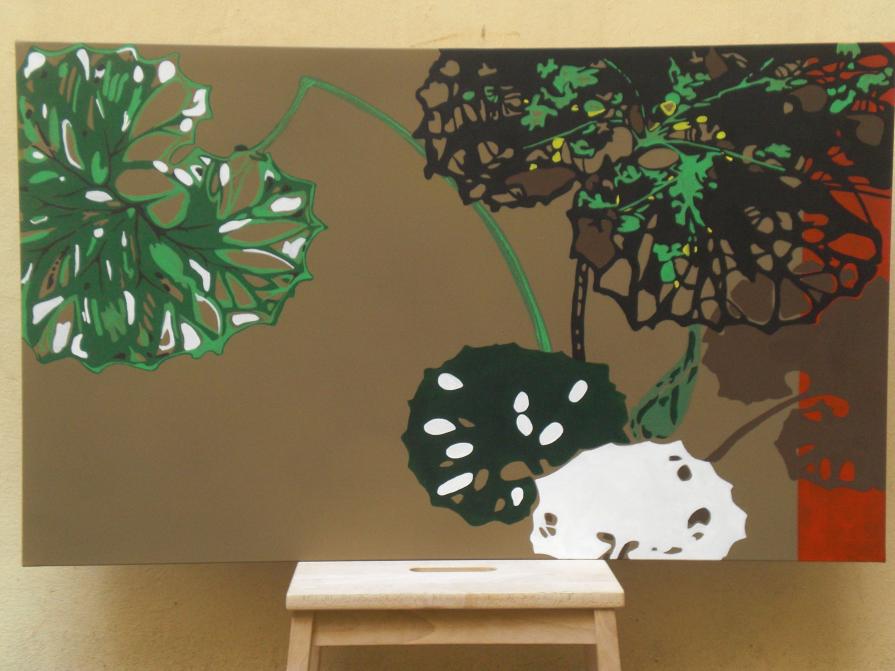 MOTIVO FLOREALE (copia d'autore: Furuya Korin)