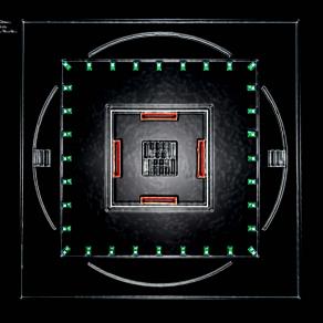 Progetto di un "Monumento per un mondo al contrario" - pianta