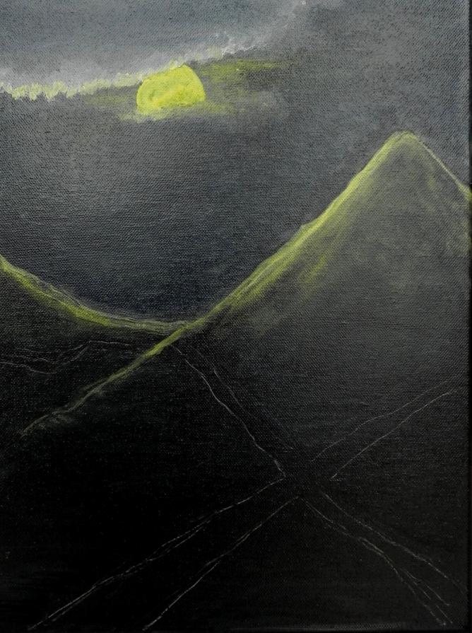 crossing in the moonlight