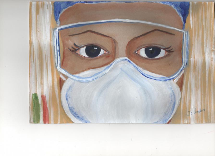 Omaggio  al  Coraggio  delle Infermiere  al tempo del Coronavirus  anno  2020