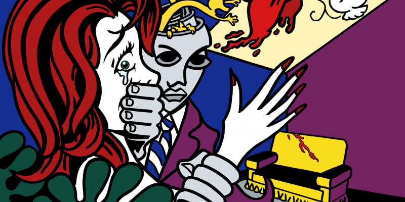 ALLA GALLERIA LA MONGOLFIERA DI SANREMO IL DIPINTO ORIGINALE CRIMINAL HEART DI FULBER ALLA GALLERIA LA MONGOLFIERA DI SANREMO IL DIPINTO ORIGINALE CRIMINAL HEART DI FULBER