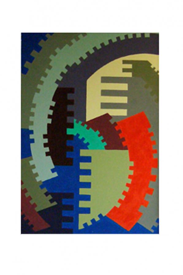 Analogico  L'Arco  olio su tela  70x100     2003