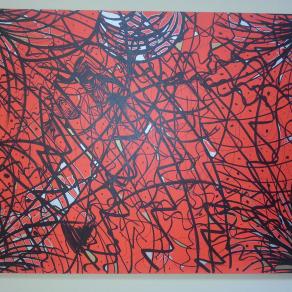 Draw 1 line, Color in one space (Participative Art for the viewers, progress is on-going)