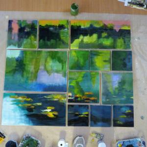 Comincio a dipingere ad olio.