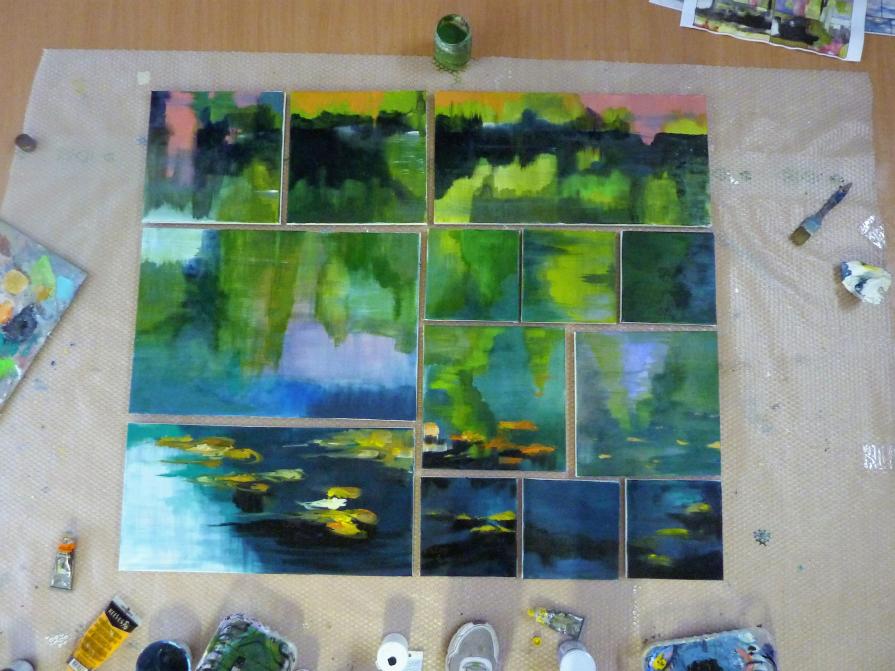 Comincio a dipingere ad olio.