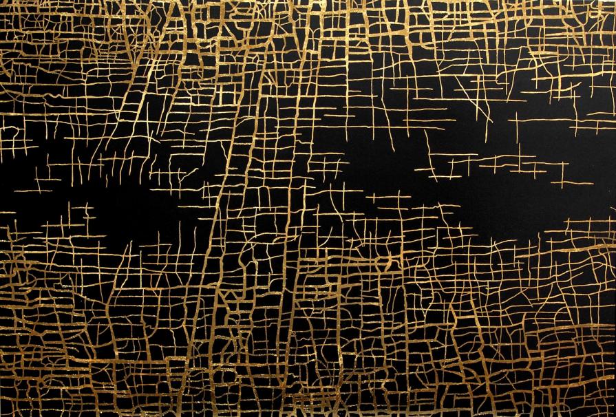 Le Strade Del Tempo (the paths of time) craquelè Monnalisa eyes