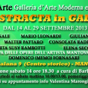 ABSTRACTA IN GALLERIA ARTEARTE.