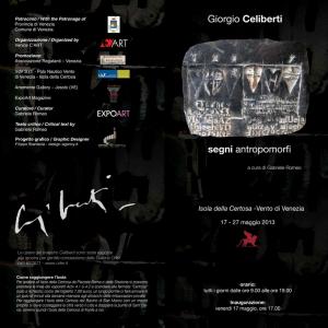 MOSTRA TRIBUTO A GIORGIO CELIBERTI: SEGNI ANTROPOMORFI
