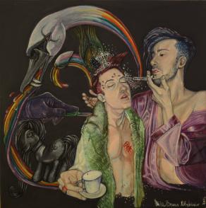  "Habits-follow the Rainbow nott the Whiterabbit"-Rainbow II : Botox and Coffee