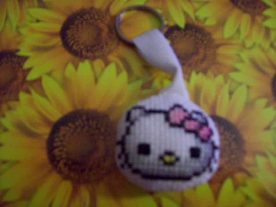 Il portachiavi di hello kitty