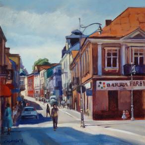 Kielce, corner of Duza Street and Rynek