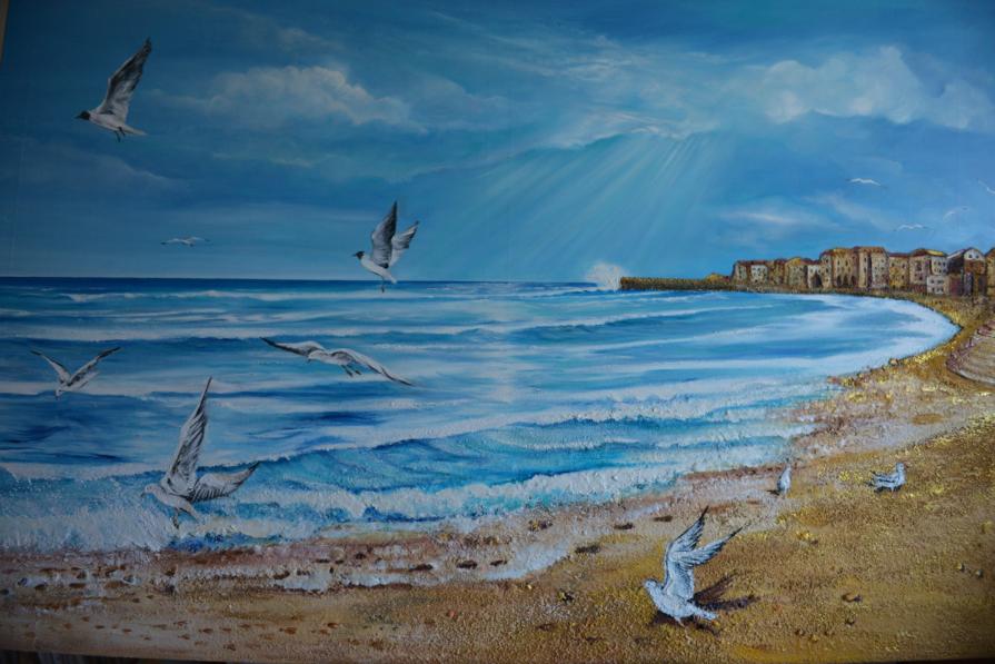 "gabbiani a Cefalù"