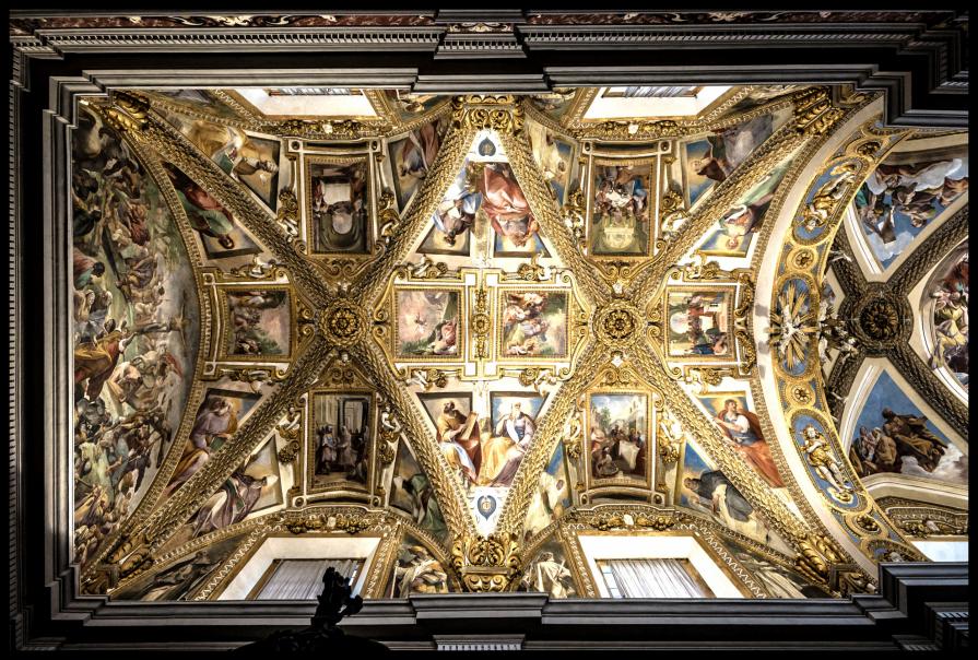 Certosa di San Martino; affreschi del Cavalier D'Arpino e  di Giovanni Lanfranco; Napoli