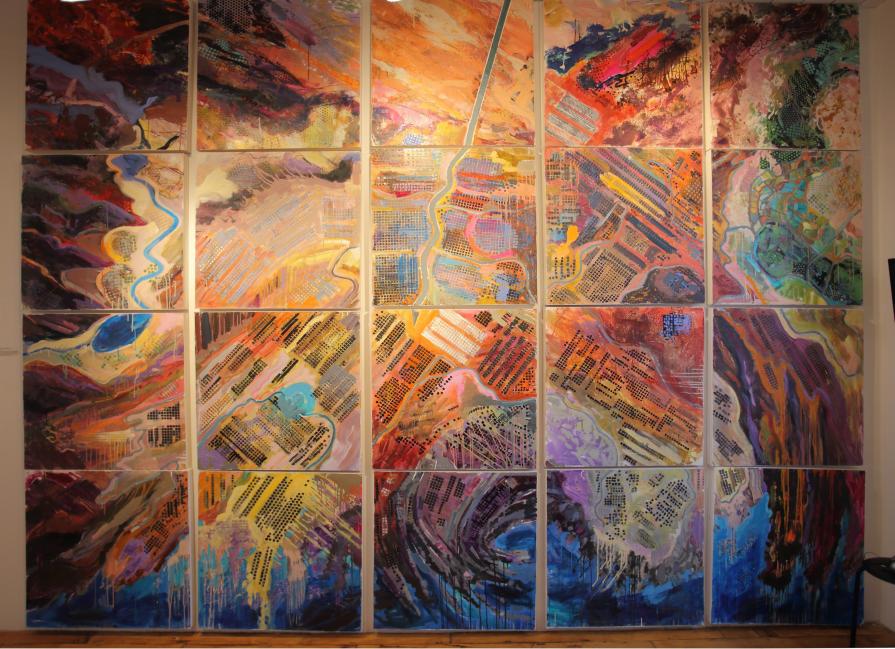 Aerial View Refugee Camps