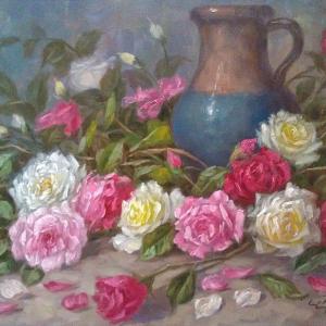 Jar and Roses