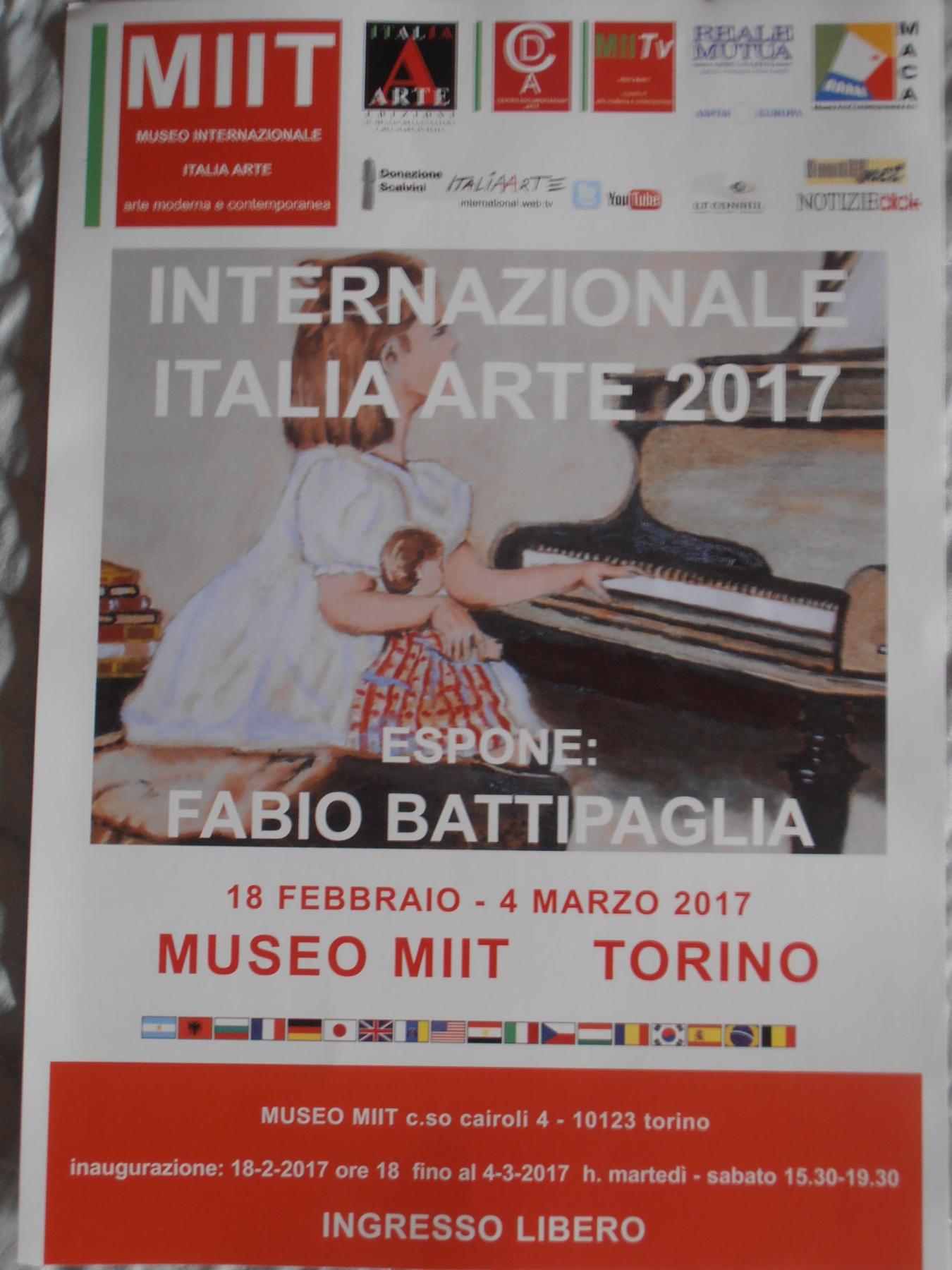 Mostra Internazionale "Italia Arte" 2017 Torino