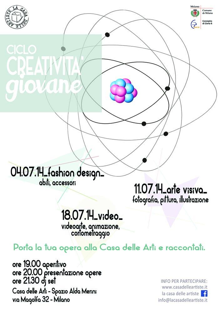 CICLO CREATIVITA' GIOVANE _ mostra e racconta la tua opera!_venerdì 18 dedicato al VIDEO