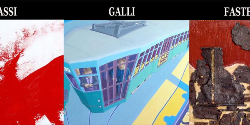 All’ inaugurazione delle mostre personali di: SAURO BENASSI STEFANO GALLI MAURO FASTELLI