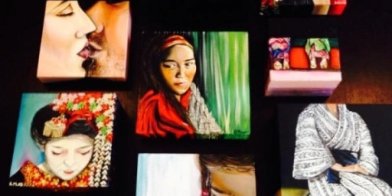 "CON GLI OCCHI DEL MONDO" mostra personale di KATIA MINERVINI "CON GLI OCCHI DEL MONDO" mostra personale di KATIA MINERVINI