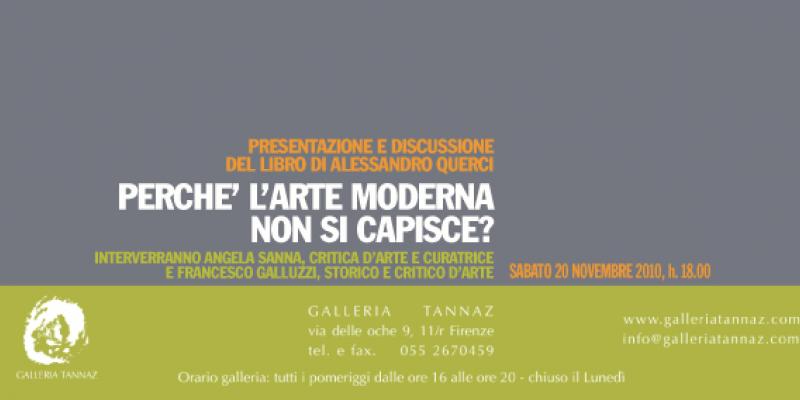 ʻPerchè lʼarte moderna non si capisce?ʼ di Alessandro Querci