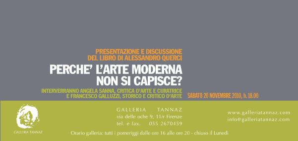 ʻPerchè lʼarte moderna non si capisce?ʼ di Alessandro Querci