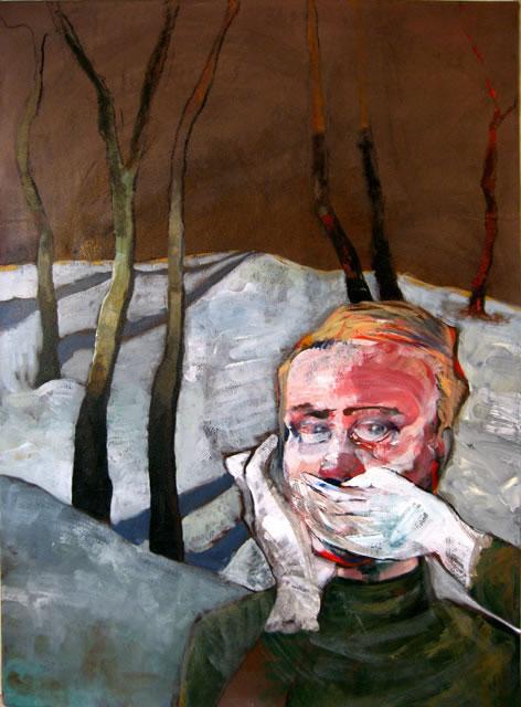 Visitor in a Symbolist Forest