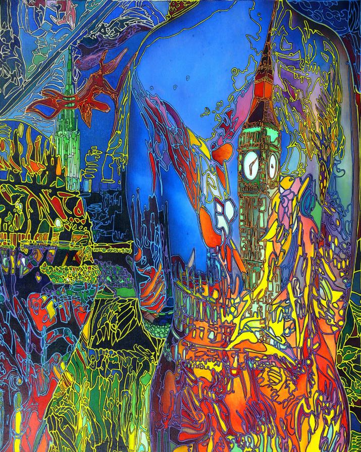 London Tattoo.Big Ben.