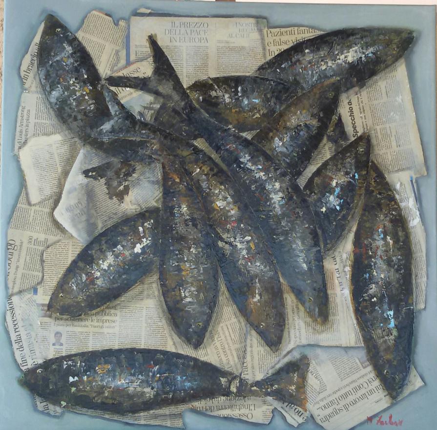 Una cascata di pesci