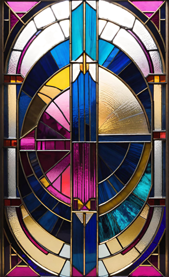 Design for Cathedral Window - with hidden evil 