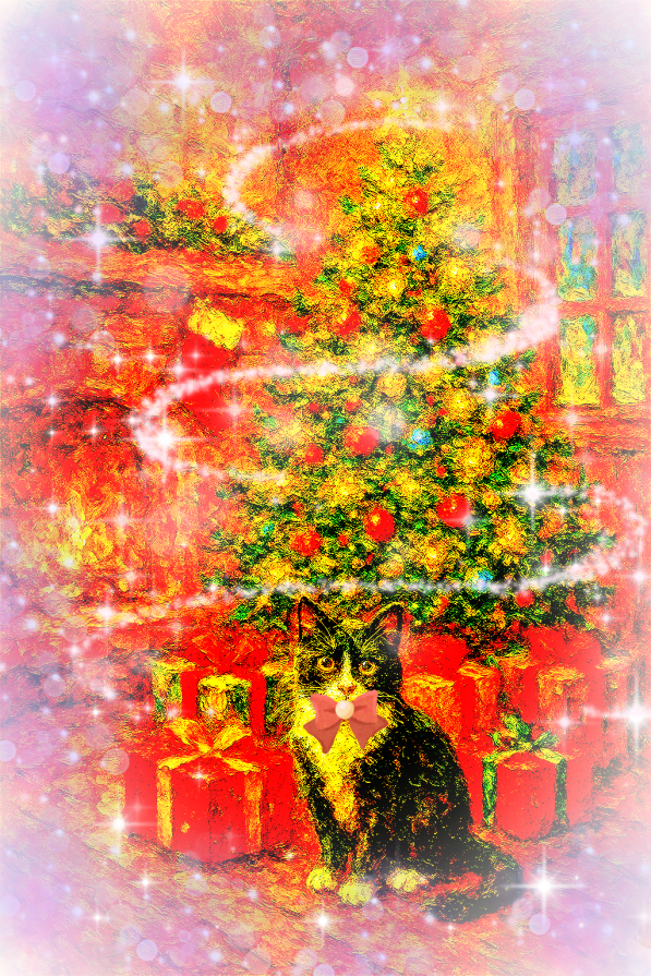         . . . Magia Felina sotto l'Albero . . .