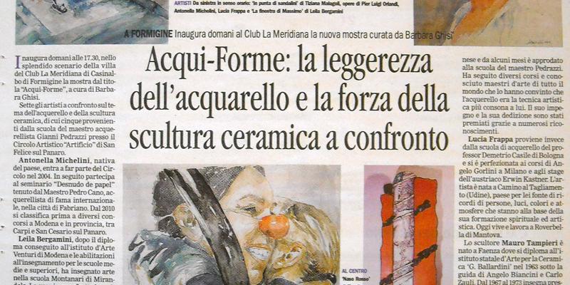 Grande successo ALLA MOSTRA ACQUI-FORME A MODENA