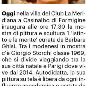 L'ISTINTO E LA MENTE al Club Meridiana di Modena