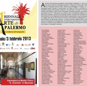 1° Biennale Internazionale d'Arte di Palermo 1° Biennale Internazionale d'Arte di Palermo