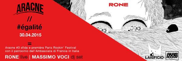 ARACNE II Edizione - OPEN EXPO FRANCIA #ÉGALITÉ // = + RONE live