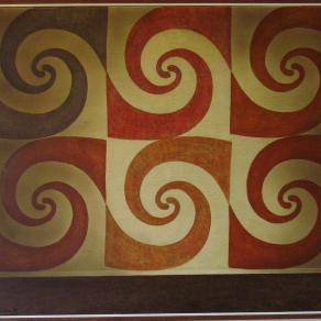 Parietale   olio e matita su tela    70x80  1986