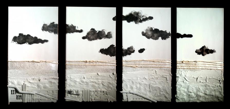 essenza di orizzonte in Bianco e Nero