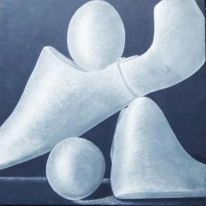 PASSO UNDICESIMO: acrilico graffiato 45x45 cm