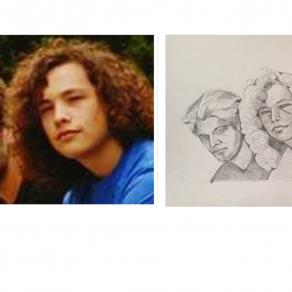 Dalla fotografia al disegno: il sognatore