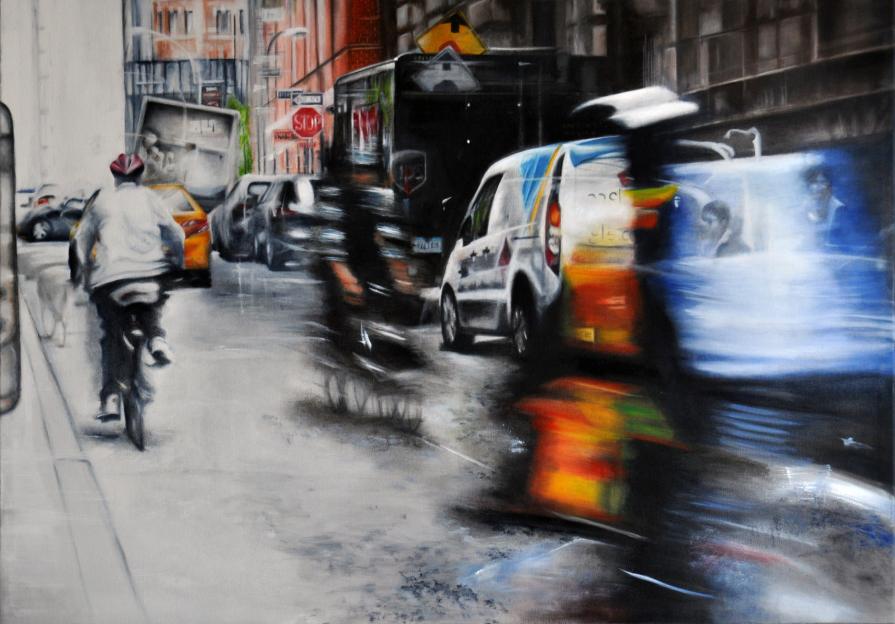 William Street NY - Rush Hour