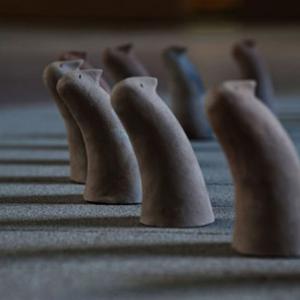 Simone Ialongo solo exhibition Indagine sull’origine della spiritualità dell’uomo