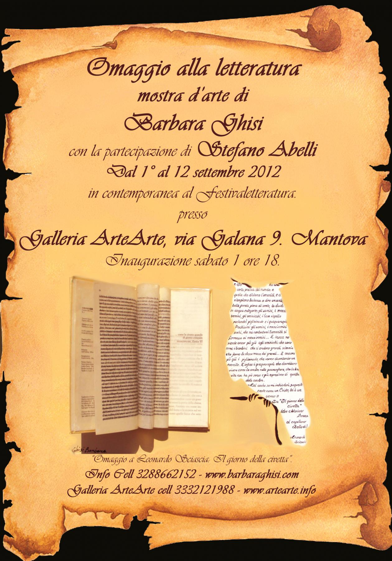 OMAGGIO ALLA LETTERATURA