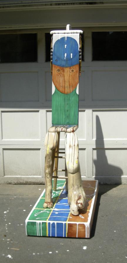 The Prince Sitting On A Stool