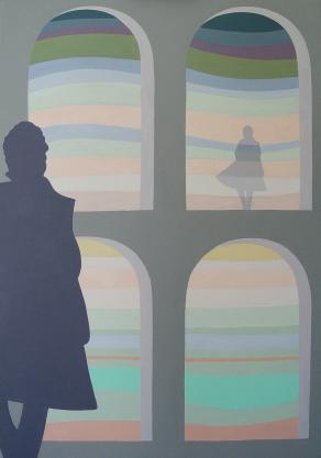 “Presenza”, Sanremo 2015 – acrilico su tela 