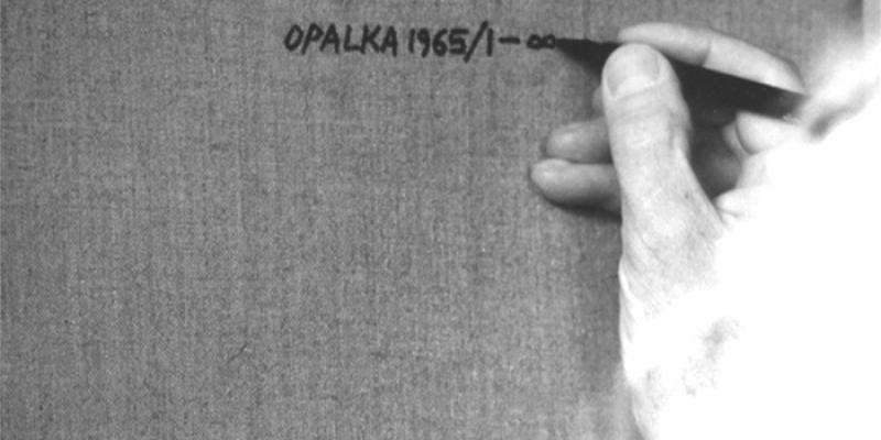 Il Tempo Nell'Arte Contemporanea, Opalka