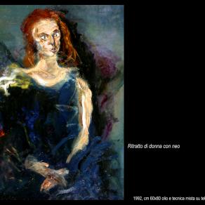 ritratto di donna con neo