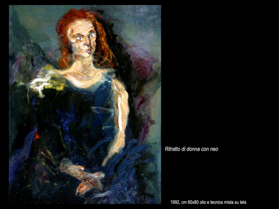 ritratto di donna con neo