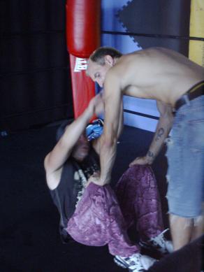 BECARELLI WITH SCOTT DIXON - WORLD BOXING CHAMPION